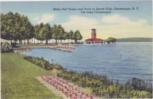Miller Bell Tower & Dock at Sports Club Chautauqua Institution NY New York Linen