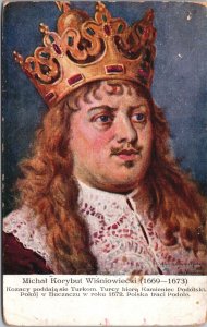 Michał Korybut Wiśniowiecki King Poland Vintage Postcard 02.98