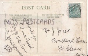 Genealogy Postcard - Jones - Portland House, St Clears, Carmarthen - Ref. R1021