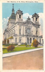 Basillica of St Mary Basillica of St Mary  - Minneapolis, Minnesota MN Postcard