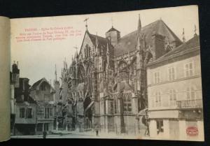 Postcard Unused Book of 6 Postcards Troyes France LB