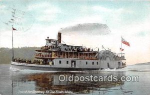 St Joe River, Idaho Ship 1912 