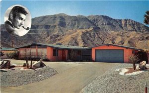 HOME OF JEFF CHANDLER Palm Springs, CA Movie Star c1950s Vintage Postcard