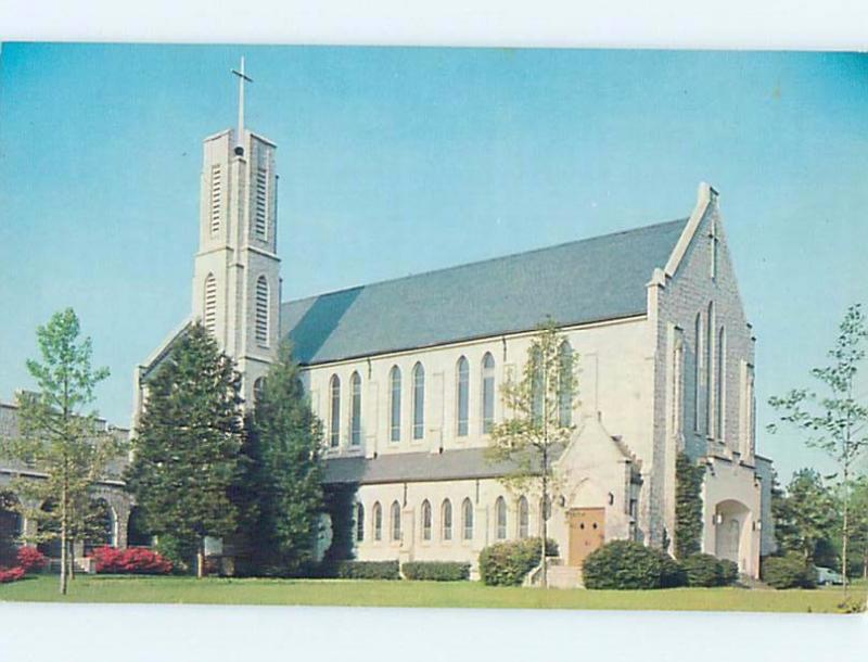 Unused Pre-1980 CHURCH SCENE Columbia South Carolina SC A5673