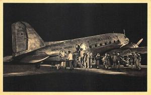 American Mercury Giant Flagship Sky sleeper Airplane Postcard