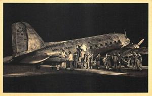 American Mercury Giant Flagship Sky sleeper Airplane Postcard