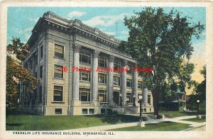 IL, Springfield, Illinois, Franklin Life Insurance Building, Curteich No A-93507