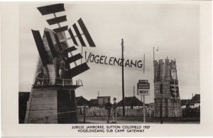 German Sign at Jubilee Jamboree Sutton Coldfield 1957 Boy Scouts Old Postcard