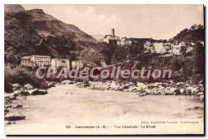 Postcard Old Lantosque Vue Generale Rivet