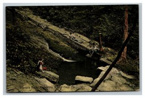 Vintage 1900's Postcard Diana's Bath Delaware Water Gap Bushkill Pennsylvania