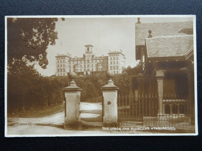 Scotland The Lodge & DUNBLANE HYDROPATHIC c1920s RP Postcard by Valentine