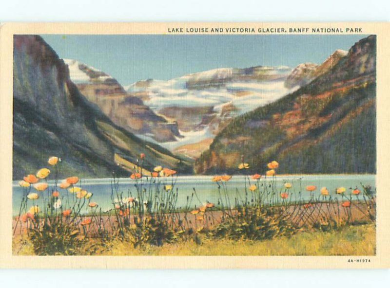 Linen LAKE SCENE Banff Alberta AB AE4480