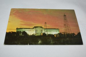 Oklahoma State Capitol and Oil Derricks Postcard Bob Taylor Photography 25409