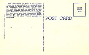 PA - Coudersport. Ice Mine, Midsummer Ice