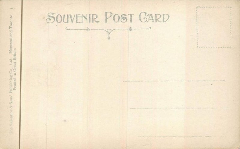 ST. JAMES STREET BANK & POST OFFICE MONTREAL CANADA POSTCARD (c. 1910)