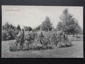 Cardiff: Victoria Park showing Flower Bed c1908 Pub by M.J.R.B.