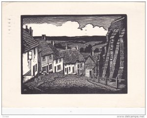 SHAFTESBURY, Dorset, England, PU-1968; Gold Hill