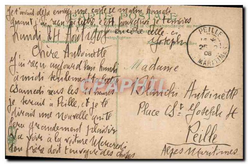 Old Postcard Nice Place Massiena and Casino