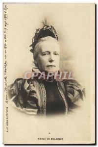 Old Postcard Queen of Belgium