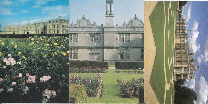 Kirby Hall Northampton 3x Postcard