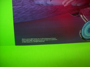 Star Trek Pinball POSTER 2013 Original Double Sided Wall Artwork Space Age