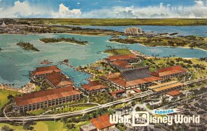 WALT DISNEY WORLD Florida POLYNESIAN VILLAGE Opening 1971 Rare Vintage Postcard