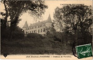 CPA Env.d'Issoire Chateau de Verrieres FRANCE (1284997)