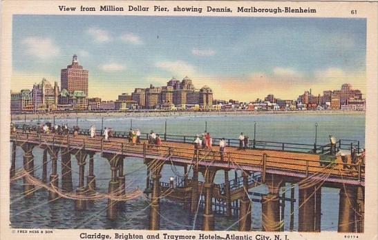 View From Million Dollar Pier Showing Dennis Marlborough Blenheim Claridge At...