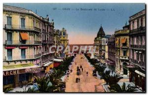 Old Postcard Oran Boulevard du Lycee