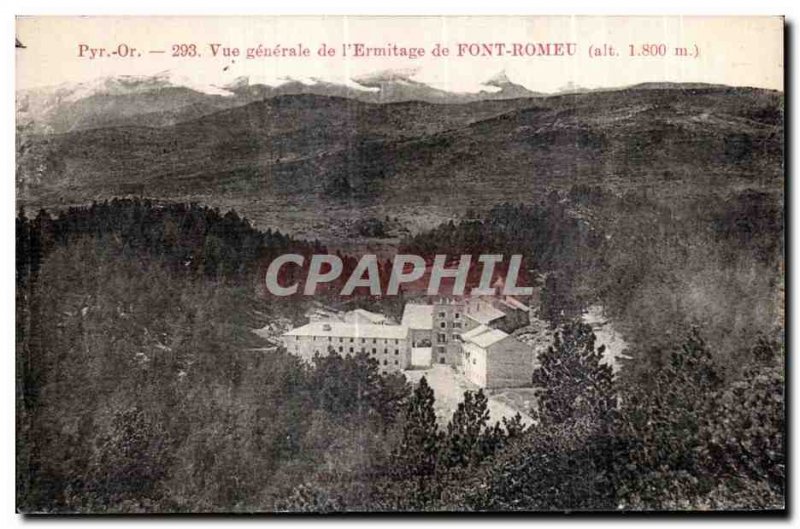 Old Postcard General view I Font Romeu Ermitage