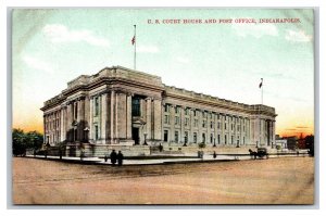 United States Courthouse and Post Ofifce Indianapolis N UNP DB Postcard J18