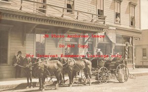 CA, Fortuna, California, RPPC, Jack London's Stage Coach at the Star Hotel