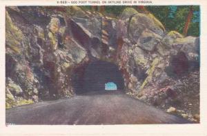 600 Foot Tunnel on Skyline Drive VA, Virginia - Linen