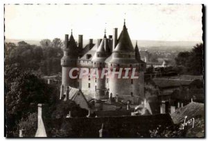 Modern Postcard Langeais Facade north of Chateau