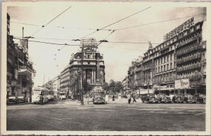 Belgium Brussels Bruxelles De Brouckere Square Vintage Postcard C083