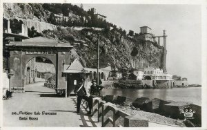 Italy Grimaldi Ventimiglia French border custom Balzi Rossi unit of 2 postcards