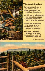 The Great Smokies Poem By Harry Russell Wilkins