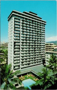 Honolulu HI Waikiki Village Hotel Vintage Postcard H20