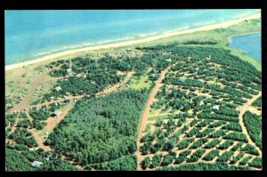 PEI CAVENDISH Aerial View of Cavendish Camping Area - Chrome