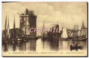 Old Postcard La Rochelle Port of Entry Charter