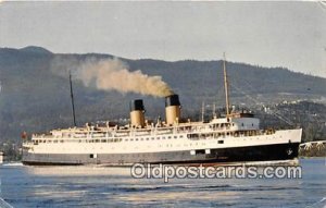 CPR Princess Marguerite Vancouver, Canada Ship Writing on back 