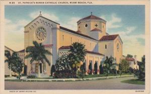 Florida Miami Beach St Patrick's Roman Catholic Church Curteich