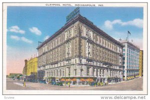 Claypool Hotel, INDIANAPOLIS, Indiana, 30-40s