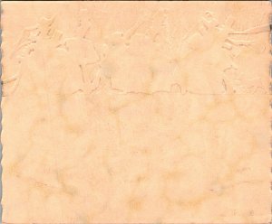 VINTAGE CHRISTMAS GREETING CARD Embossed CON-2