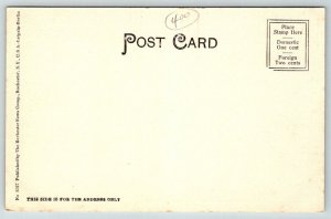 Worcester  Massachusetts Old South Church   Postcard  c1907