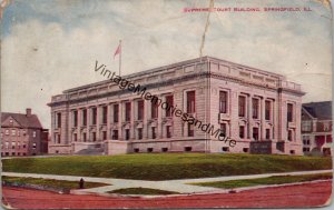 Supreme Court Building Springfield IL Postcard PC262