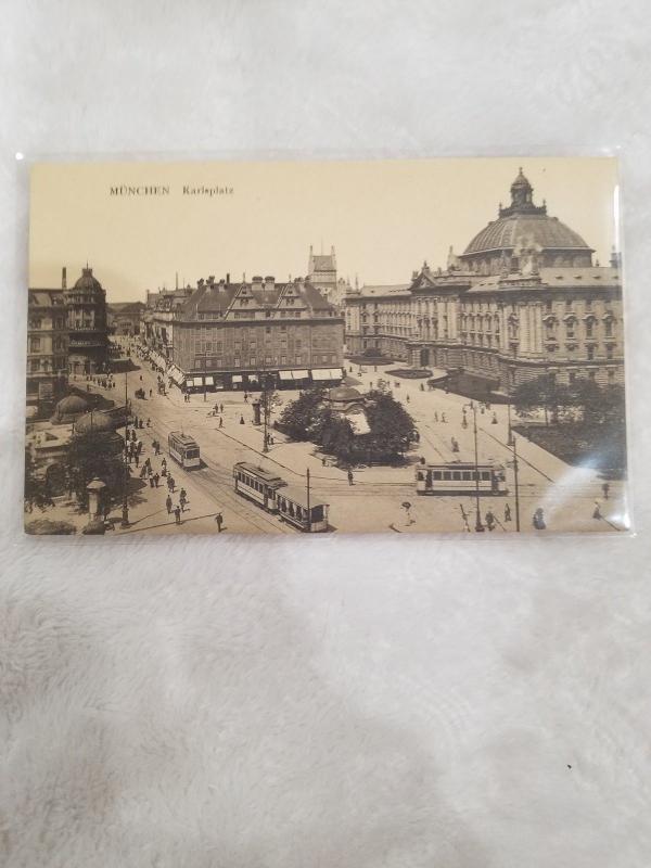 Antique Postcard, Munchen - Karlspatz