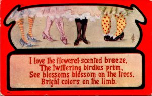 Humour Women's Legs Peek-A-Boo Series 1911