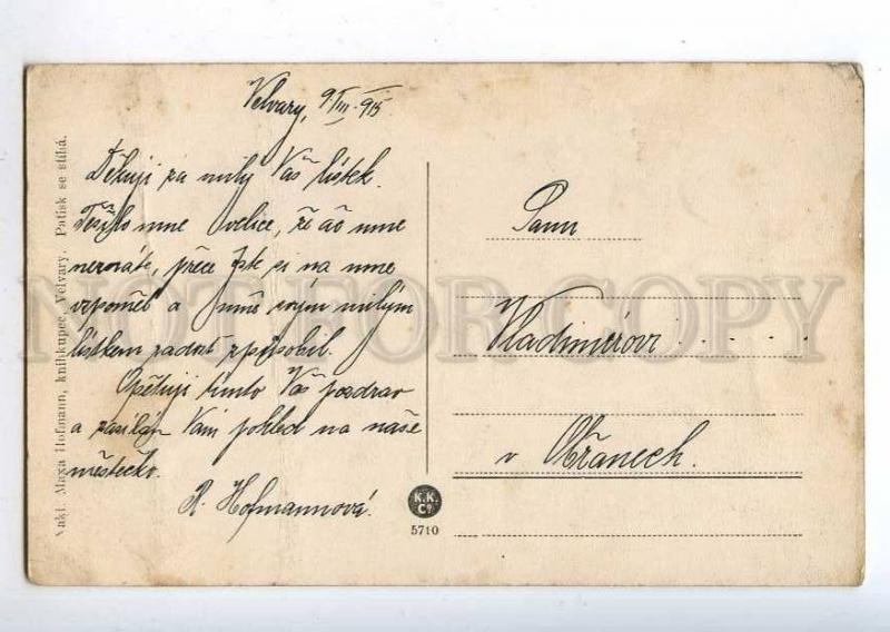 214085 CZECH VELVARY Vintage postcard