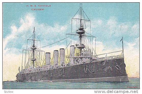 H.M.S. Terrible, Cruiser, 00-10s